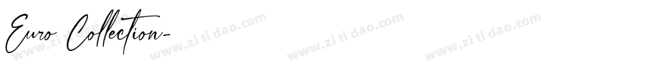 Euro Collection字体转换